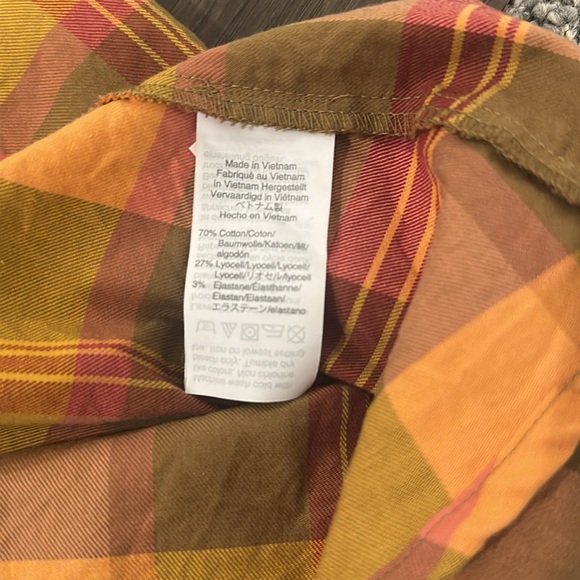 Madewell Plaid Babydoll Dress Sz M - Picture 9 of 11